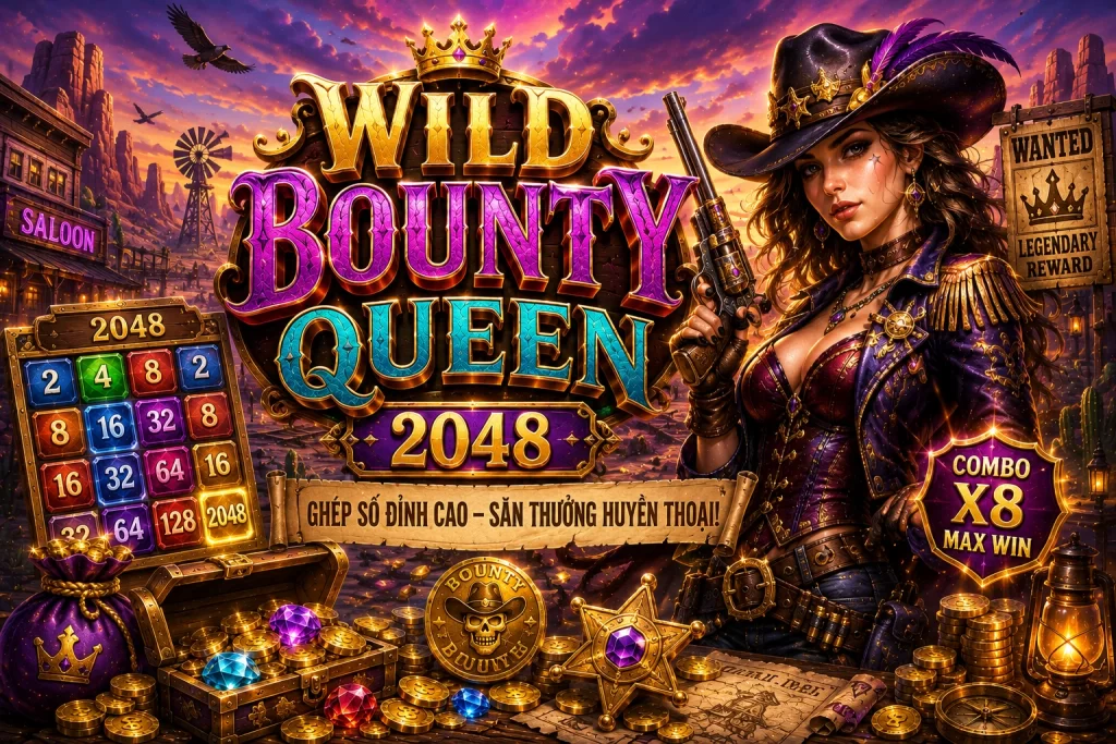 Con tàu cướp biển dưới ánh hoàng hôn tím trong game KK88 Wild Bounty Queen